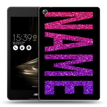 Силиконовый чехол на ASUS ZenPad 3 8.0 Z581KL с принтом NAME