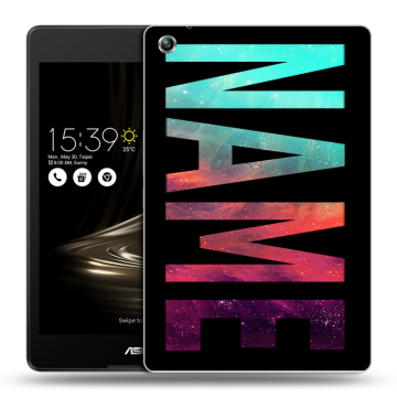 Силиконовый чехол на ASUS ZenPad 3 8.0 Z581KL с принтом NAME