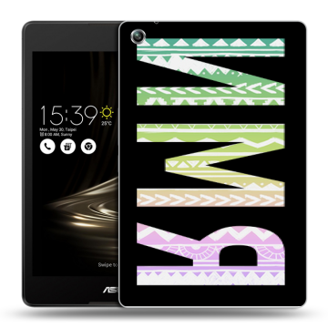 Силиконовый чехол на ASUS ZenPad 3 8.0 Z581KL с принтом ИМЯ