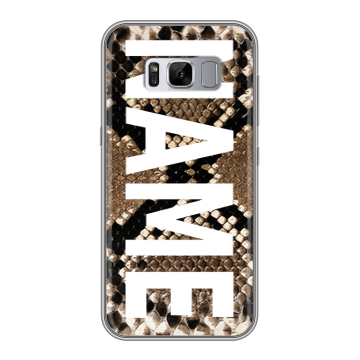 Силиконовый чехол на Samsung Galaxy S8 Plus с принтом NAME