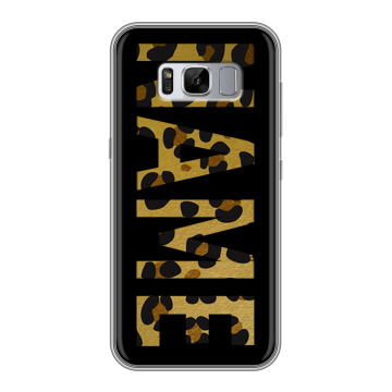Силиконовый чехол на Samsung Galaxy S8 Plus с принтом NAME