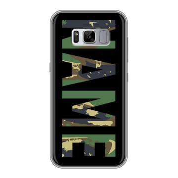 Силиконовый чехол на Samsung Galaxy S8 Plus с принтом NAME