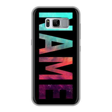 Силиконовый чехол на Samsung Galaxy S8 Plus с принтом NAME
