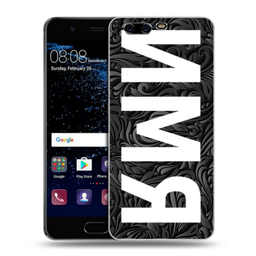 Силиконовый чехол на Huawei P10 с принтом ИМЯ