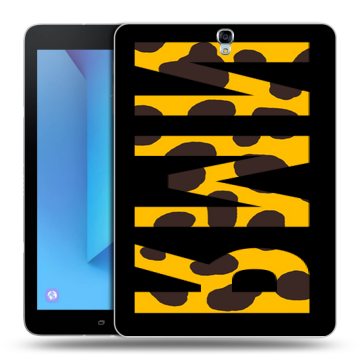 Силиконовый чехол на Samsung Galaxy Tab S3 с принтом ИМЯ