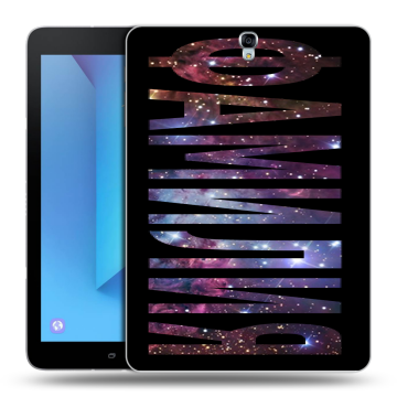 Силиконовый чехол на Samsung Galaxy Tab S3 с принтом ФАМИЛИЯ