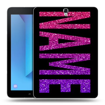 Силиконовый чехол на Samsung Galaxy Tab S3 с принтом NAME