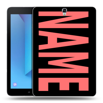 Силиконовый чехол на Samsung Galaxy Tab S3 с принтом NAME