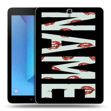 Силиконовый чехол на Samsung Galaxy Tab S3 с принтом NAME