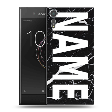 Пластиковый чехол на Sony Xperia XZs с принтом NAME
