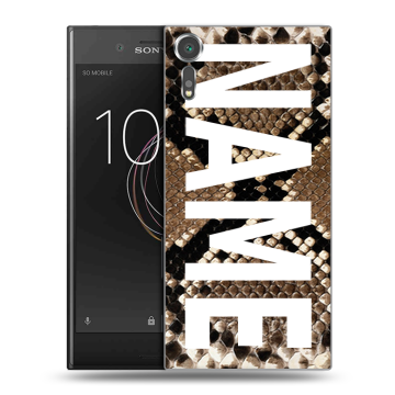 Пластиковый чехол на Sony Xperia XZs с принтом NAME