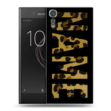 Пластиковый чехол на Sony Xperia XZs с принтом NAME