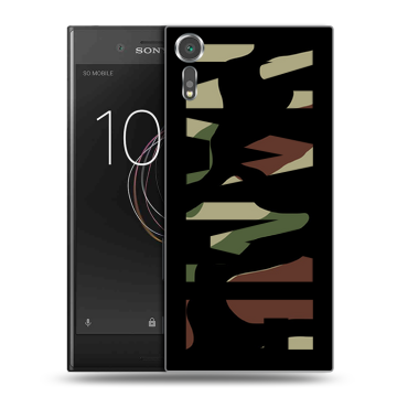 Пластиковый чехол на Sony Xperia XZs с принтом NAME