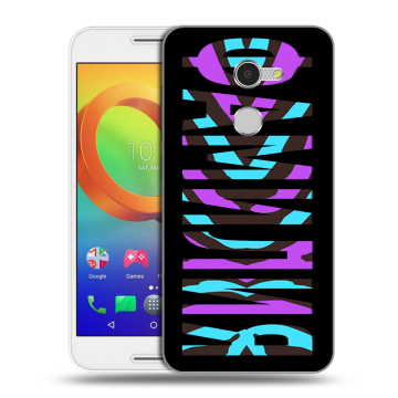 Силиконовый чехол на Alcatel A3 с принтом ФАМИЛИЯ