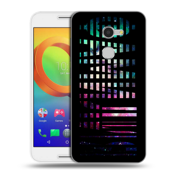 Силиконовый чехол на Alcatel A3 с принтом ФАМИЛИЯ