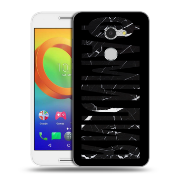 Силиконовый чехол на Alcatel A3 с принтом ФАМИЛИЯ