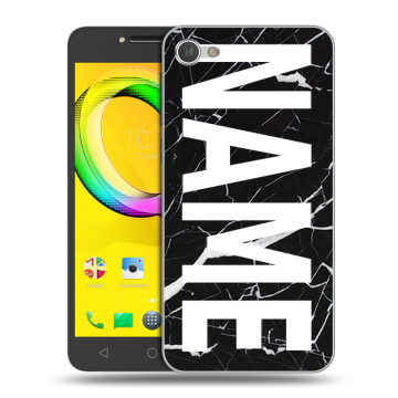 Силиконовый чехол на Alcatel A5 LED с принтом NAME