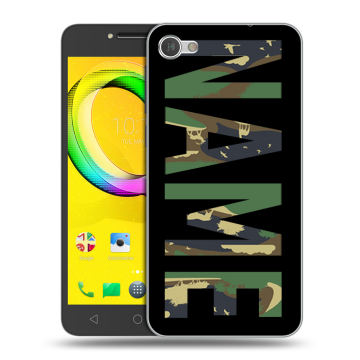 Силиконовый чехол на Alcatel A5 LED с принтом NAME