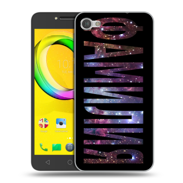 Силиконовый чехол на Alcatel A5 LED с принтом ФАМИЛИЯ