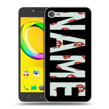Силиконовый чехол на Alcatel A5 LED с принтом NAME