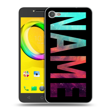 Силиконовый чехол на Alcatel A5 LED с принтом NAME