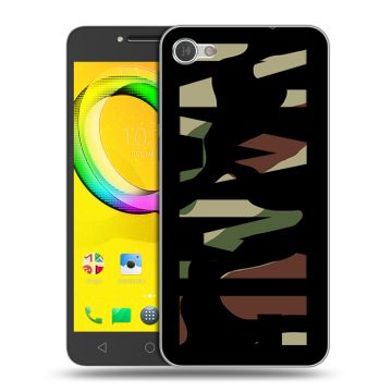 Силиконовый чехол на Alcatel A5 LED с принтом NAME