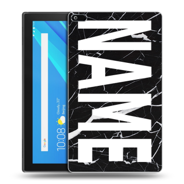 Силиконовый чехол на Lenovo Tab 4 8 с принтом NAME