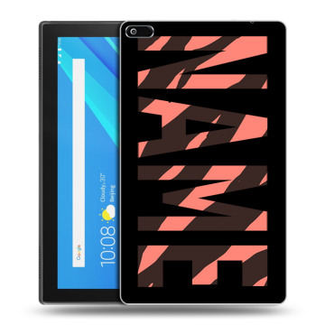 Силиконовый чехол на Lenovo Tab 4 8 с принтом NAME