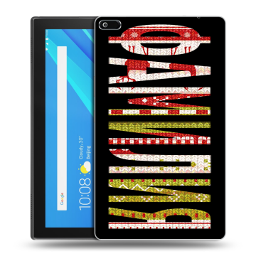 Силиконовый чехол на Lenovo Tab 4 8 с принтом ФАМИЛИЯ