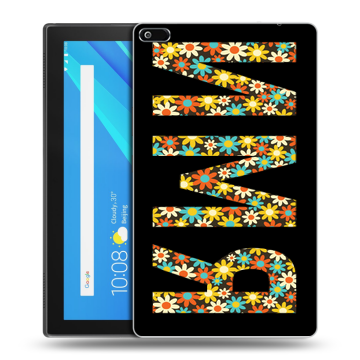 Силиконовый чехол на Lenovo Tab 4 8 с принтом ИМЯ