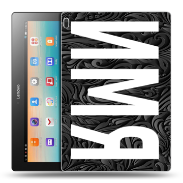 Силиконовый чехол на Lenovo Tab 4 10 с принтом ИМЯ