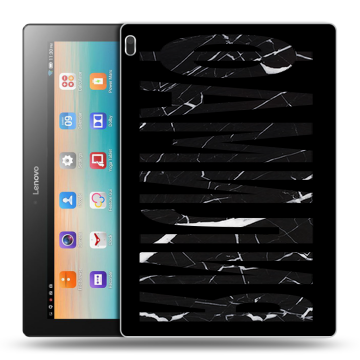 Силиконовый чехол на Lenovo Tab 4 10 с принтом ФАМИЛИЯ