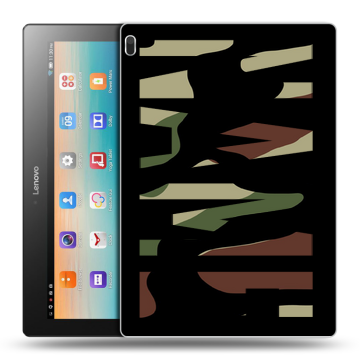 Силиконовый чехол на Lenovo Tab 4 10 с принтом NAME