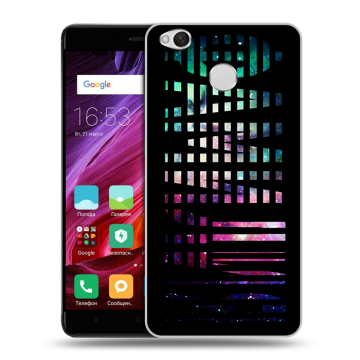 Силиконовый противоударный чехол на Xiaomi RedMi 4X с принтом ФАМИЛИЯ