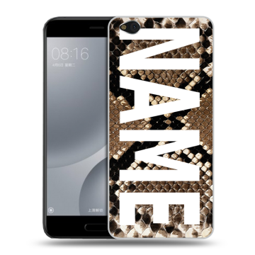 Пластиковый чехол на Xiaomi Mi5C с принтом NAME