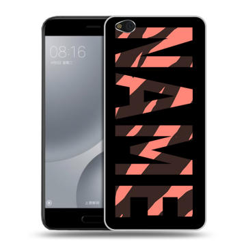 Пластиковый чехол на Xiaomi Mi5C с принтом NAME