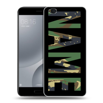 Пластиковый чехол на Xiaomi Mi5C с принтом NAME