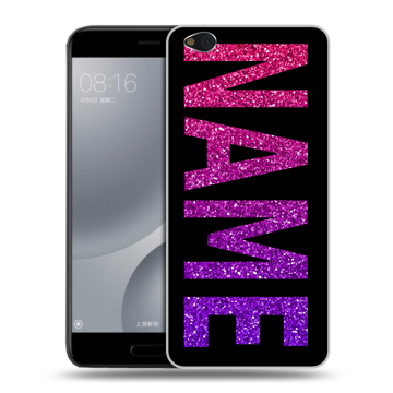 Пластиковый чехол на Xiaomi Mi5C с принтом NAME