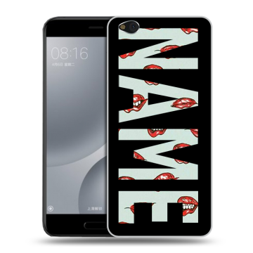 Пластиковый чехол на Xiaomi Mi5C с принтом NAME