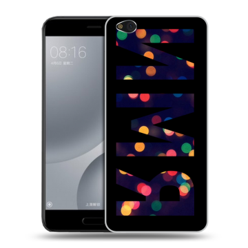 Пластиковый чехол на Xiaomi Mi5C с принтом ИМЯ