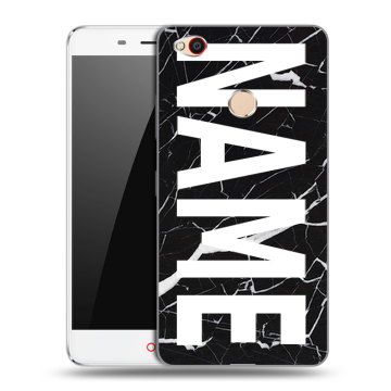 Пластиковый чехол на ZTE Nubia N1 с принтом NAME