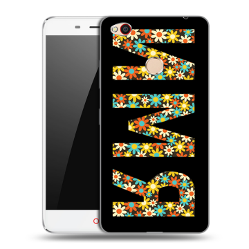 Пластиковый чехол на ZTE Nubia N1 с принтом ИМЯ