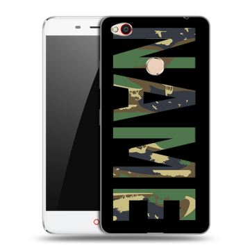 Пластиковый чехол на ZTE Nubia N1 с принтом NAME