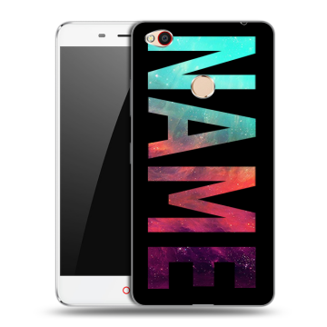 Пластиковый чехол на ZTE Nubia N1 с принтом NAME