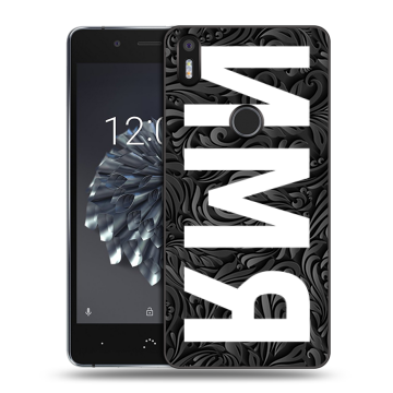 Силиконовый чехол на BQ Aquaris X5 Plus с принтом ИМЯ