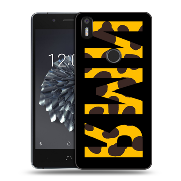 Силиконовый чехол на BQ Aquaris X5 Plus с принтом ИМЯ