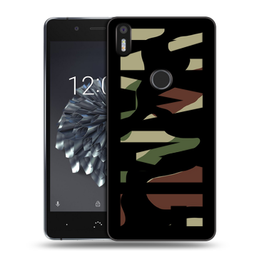 Силиконовый чехол на BQ Aquaris X5 Plus с принтом NAME