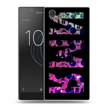 Пластиковый чехол на Sony Xperia L1 с принтом ИМЯ