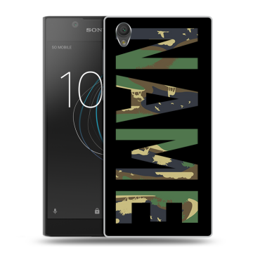 Пластиковый чехол на Sony Xperia L1 с принтом NAME