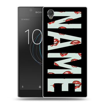 Пластиковый чехол на Sony Xperia L1 с принтом NAME